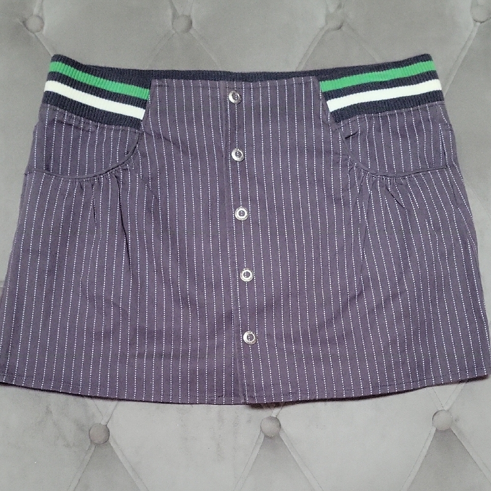 DKNY Gray Mini Skirt Casual Essential